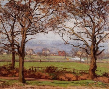 near sydenham hill looking towards lower norwood 1871 Camille Pissarro Oil Paintings